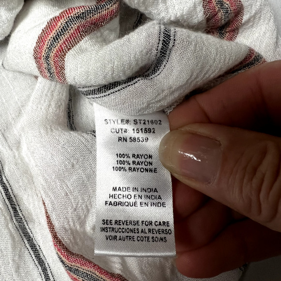 Kut From The Kloth Womens Small Surplice Sleeveless Drape‎ Top Coastal Beach - Picture 7 of 10